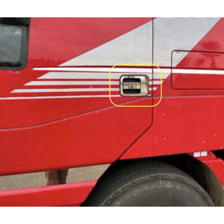 KIT PLACCHETTE INOX PER MANIGLIA EUROCARGO
