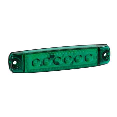 GREEN MARKER LAMP WITH 6 LEDS