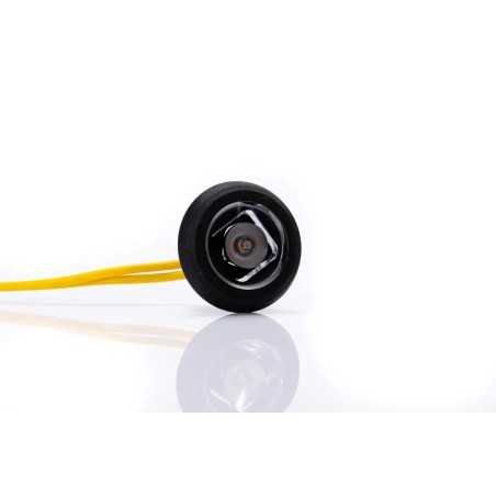 LED MARKER LAMP YELLOW, ROUND, RECESSED, 0.15M CABLE