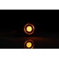 LED MARKER LAMP YELLOW, ROUND, RECESSED, 0.15M CABLE