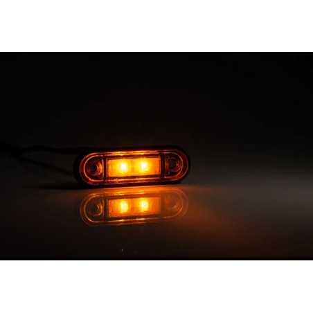 YELLOW 2-LED MARKER LAMP WITH CABLE