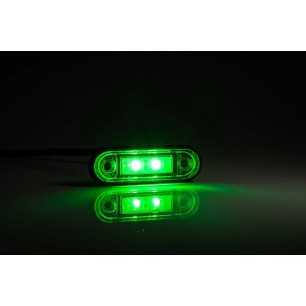 DECORATIVE LAMP WITH 2 GREEN LEDS
