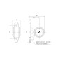 LAMPADA D'INGOMBRO A LED CORTO CON CAVO LAMPADA D'INGOMBRO A LED CORTO CON CAVO