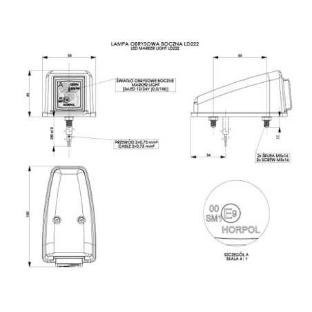 CORNER FRONT MARKER LAMP (YELLOW)