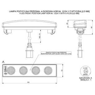 LAMPADA DI POSIZIONE ANTERIORE