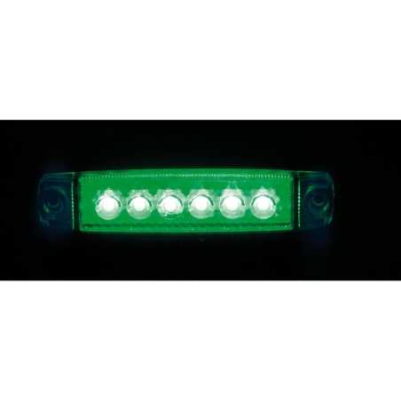 LAMPADA D'INGOMBRO VERDE A 6 LED