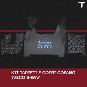 Set Tappeti Nero e Blu - Swarovski | Iveco S-Way