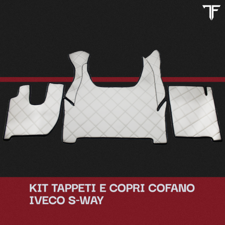 Set Tappeti Bianco e Nero - Rombi | Iveco S-Way